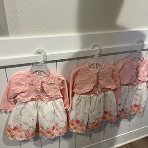 Nannette Pink Lace Baby Dress
